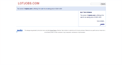 Desktop Screenshot of lotjobs.com